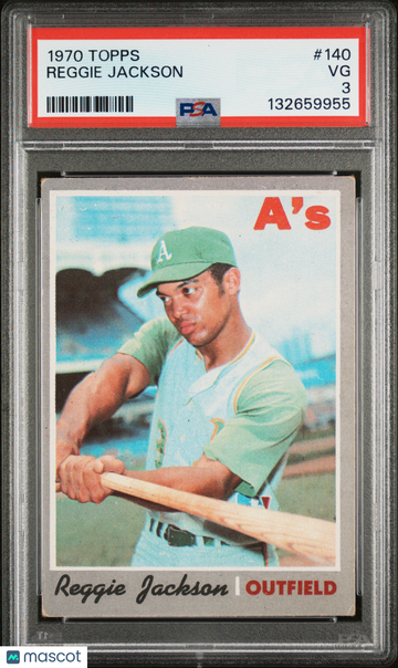 1970 Topps Reggie Jackson #140 PSA 3