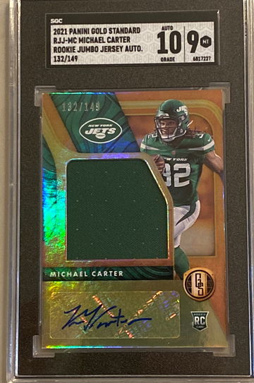 Michael Carter 2021 Gold Standard Patch Auto