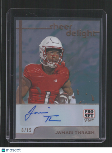2024 PRO SET PURE JAMARI THRASH #SD-JT1 8/15 AUTO SHEER DELIGHT SN