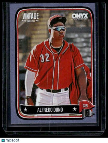 2024 Onyx Vintage Alfredo Duno #OVALDU Blue Bordered /35 SN