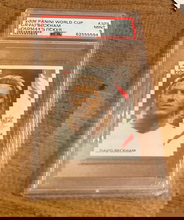 2006 Panini World Cup Germany Sticker #103 David Beckham PSA 9 MINT