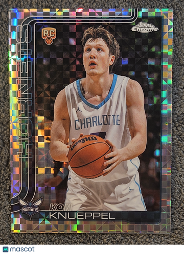 2025 Topps Chrome Kon Knueppel #254 X-Fractor Rookie Xfractor Refractor RC