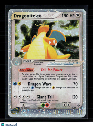 2004 EX Dragon Dragonite EX Holo Rare #90/97