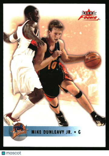 2003-04 Fleer Focus Mike Dunleavy Jr. #81 Golden State Warriors