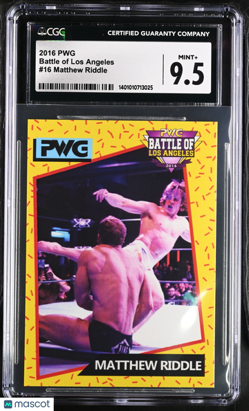 2016 PWG Matthew Riddle #16 Battle of Los Angeles CGC 9.5