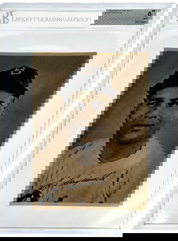 1949 Dodgers Team Issue Picture Pack ROY CAMPENELLA RC BGS 8 HIGHEST GRADED RARE