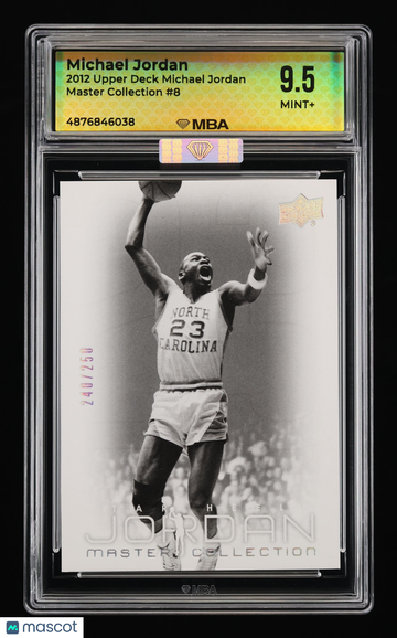 2012 Upper Deck Michael Jordan Master Collection Michael Jordan #8 MBA 9.5