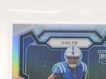 2023 Prizm Rookie Autograph Silver Trading Card Anthony Richardson Indianapolis Colts
