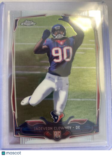 2014 TOPPS CHROME #120 JADEVEON CLOWNEY   RC FIRST ROUND PICK Texans Browns