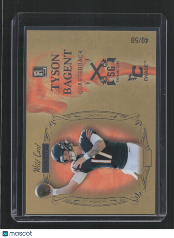 2023 WILD CARD MATTE TYSON BAGENT #SG-TB /50 CHASE SMOKING GUNS ROOKIE RC,SN,/50