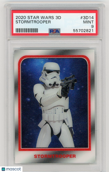 2020 Topps On Demand Star Wars 3D Stormtrooper #3D14 PSA 9