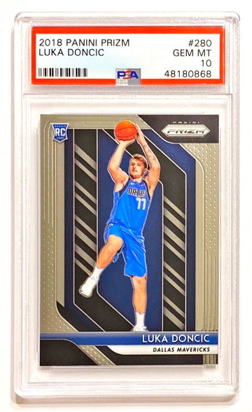 2018-19 Panini Prizm Luka Doncic #280 Rookie PSA 10 Gem Mint