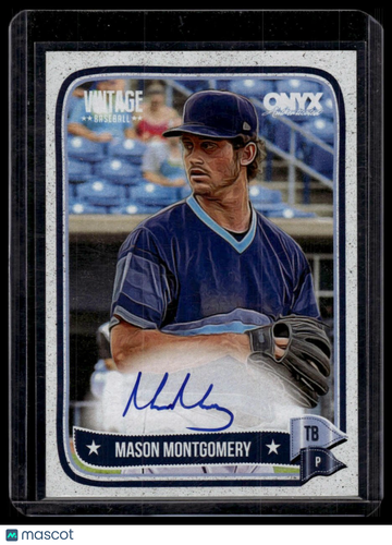 2024 Onyx Vintage Mason Montgomery #VAMAMO Autographs AU