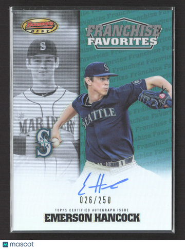 2020 Bowman's Best Franchise Favorites Emerson Hancock #FFA-EH /250