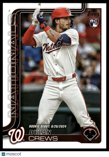 2025 Topps Update Dylan Crews #US223