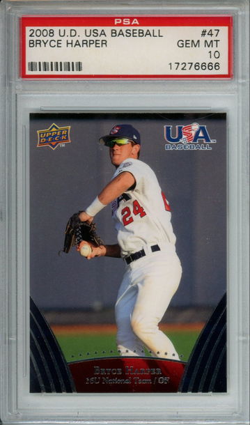 BRYCE HARPER 2008 UPPER DECK USA