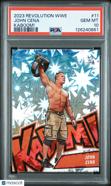 2023 Panini Revolution WWE Kaboom! John Cena #11 PSA 10