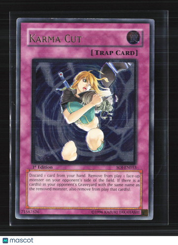 Shadow of Infinity Karma Cut Ultimate Rare 1st Edition