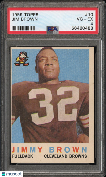 1959 Topps Jim Brown #10 PSA 4