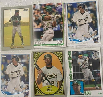 Khris Davis 36 card lot