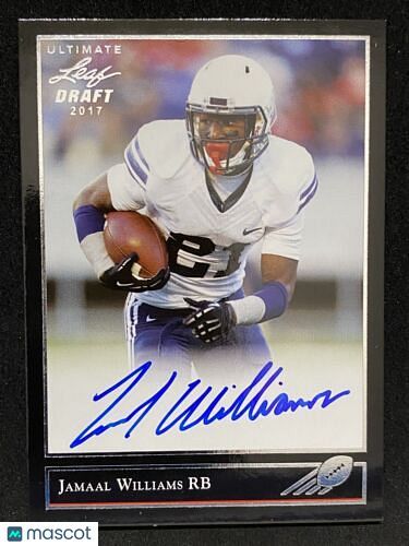 2017 Leaf Ultimate Draft Jamaal Williams auto