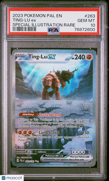 2023 Pokemon Pal EN-Paldea Evolved Ting-Lu EX Special Illustration Rare PSA 10 #263