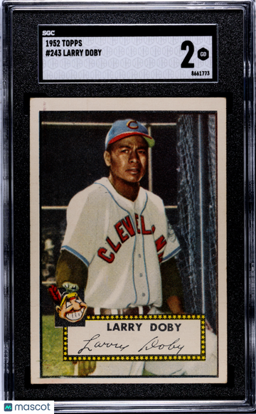 1952 Topps Larry Doby #243 SGC 2