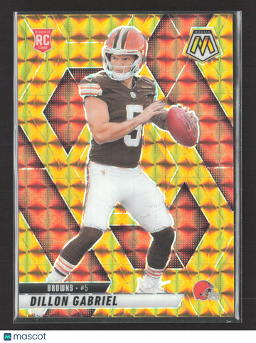 2025 Panini Mosaic Prizm Football Dillon Gabriel #332 Orange /10 RC