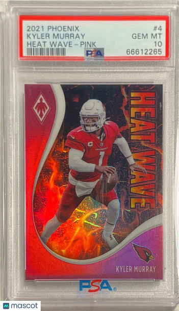 2021 Panini Phoenix Heat Wave Kyler Murray #4 Pink PSA 10