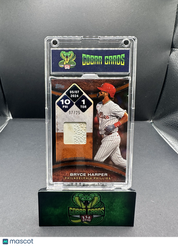 2025 Topps Bryce Harper #RTB-BH /25 Game-used memorabilia