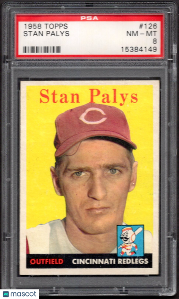 1958 Topps Stan Palys #126 PSA 8