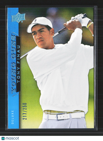 2026 Upper Deck Golf Young Guns Tony Finau #137 Deluxe /250