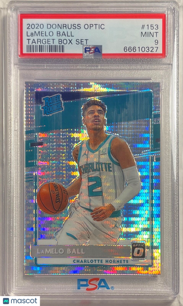 2020 Panini Donruss Optic Lamelo Ball #153 Target Box Set PSA 9