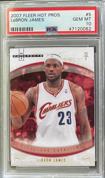 2007-08 Fleer Hot Prospects #5 LeBron James