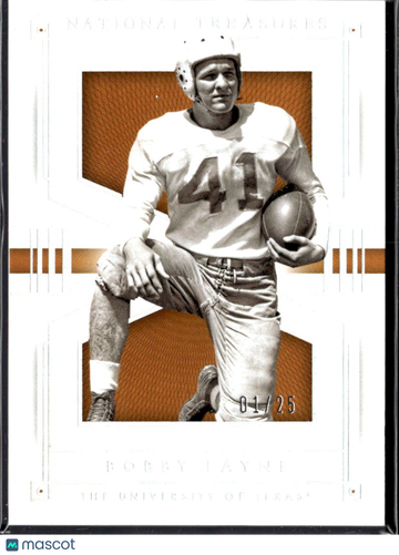 2016 Panini National Treasures Collegiate Bobby Layne #15 /25