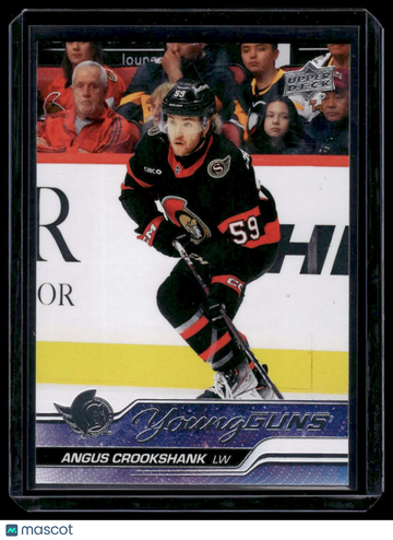 2023-24 Upper Deck Angus Crookshank #706 RC