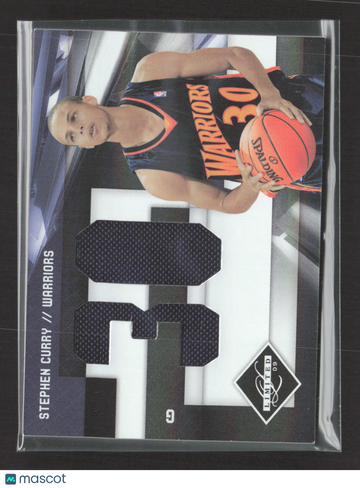 2009 Panini Limited Stephen Curry #7 /99 Event-Worn Swatch