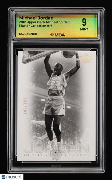 2012 Upper Deck Michael Jordan Master Collection Michael Jordan #17 MBA 9