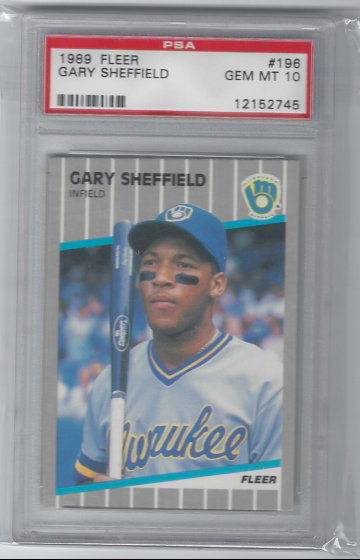 Gary Sheffield 1989 Fleer