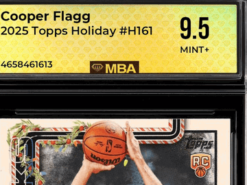 2025 Topps Holiday Cooper Flagg #H161 MBA 9.5