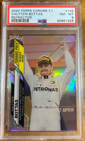 2020 TOPPS CHROME F1 VALTERRI BOTTAS #149 REFRACTOR 