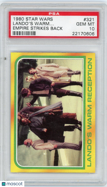 1980 Star Wars Empire Strikes Back Lando's Warm.. . #321 PSA 10