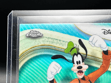 2025 Topps Chrome Disney Goofy Aqua Refractor #32 Serial Numbered Trading Card