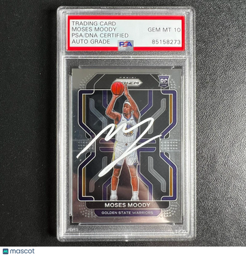 2021-22 Panini Moses Moody #308 Prizm Basketball PSA 10