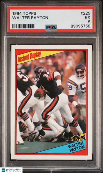 1984 Topps Walter Payton #229 PSA 5