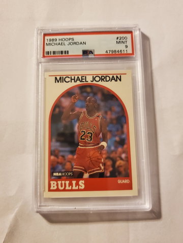 Michael Jordan 1989 Hoops PSA 9