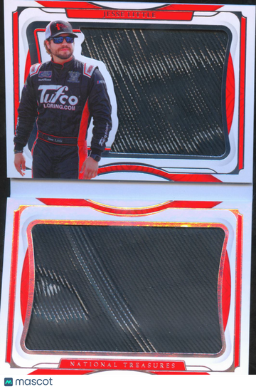 2022 Panini National Treasures Racing Jesse Little #JL Race-worn/used material Tires