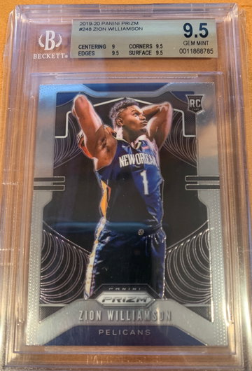 Zion Prizm Rookie BGS 9.5