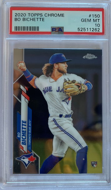 2020 Topps Chrome Bo Bichette PSA 10 Gem Mint