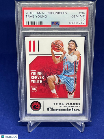 2018 Panini Chronicles Trae Young #94 PSA 10